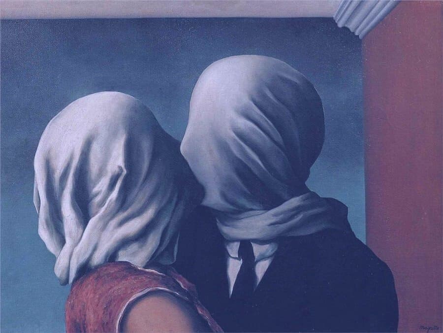The Lovers II by René Magritte