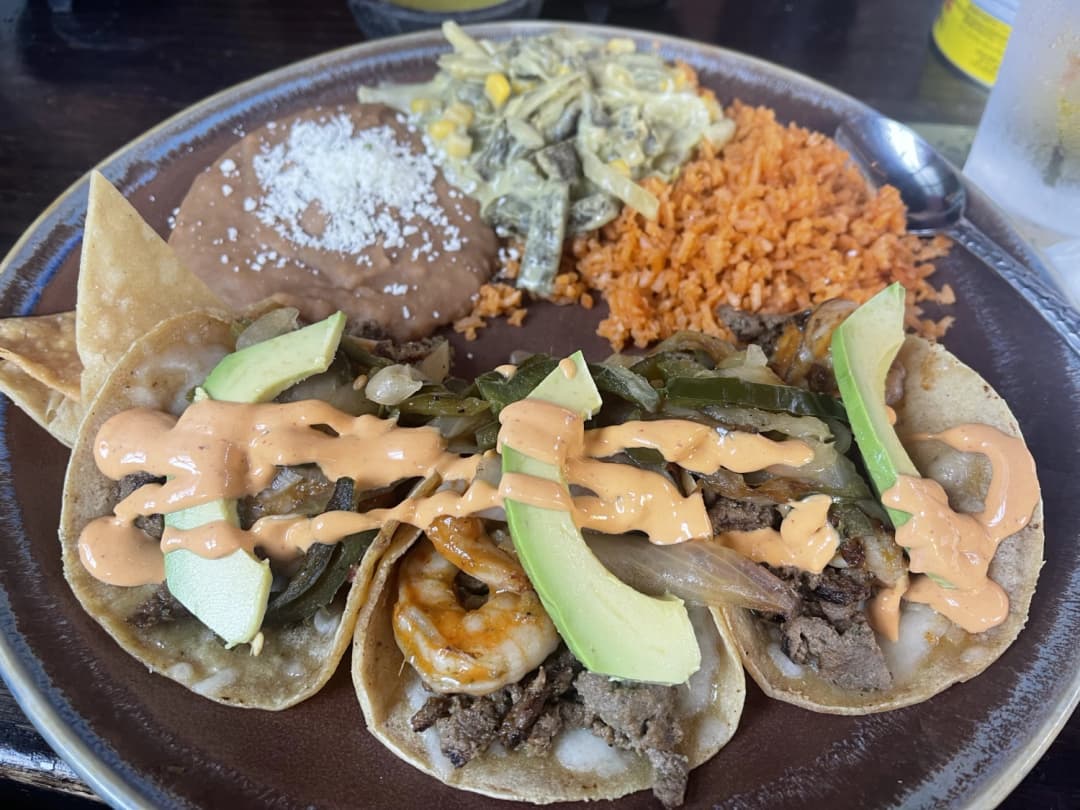 Surf and turf tacos