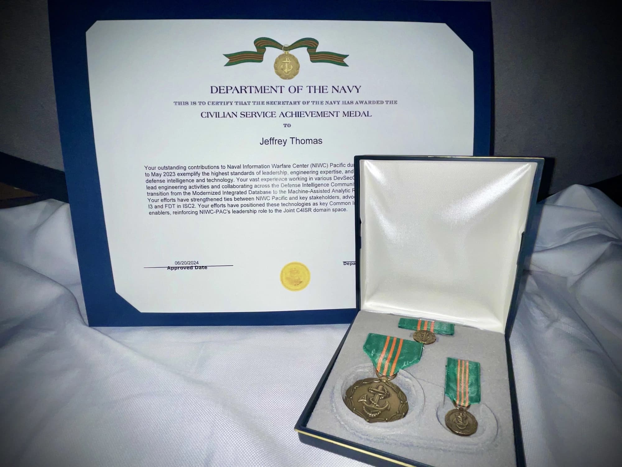 Navy Civilian Service Achievement Medal