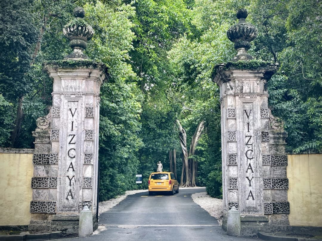 Entrance to Vizcaya Museum and Gardens