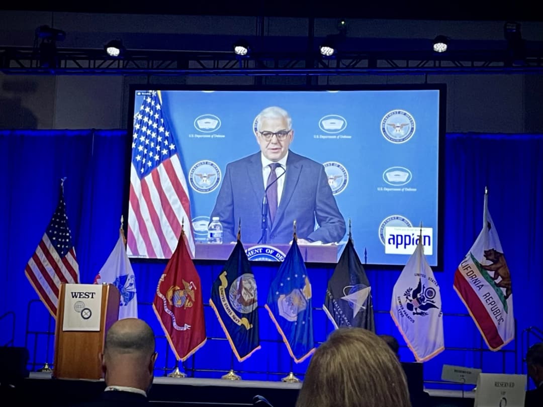 The Hon. Christopher J. Lowman speaking at WEST 2024