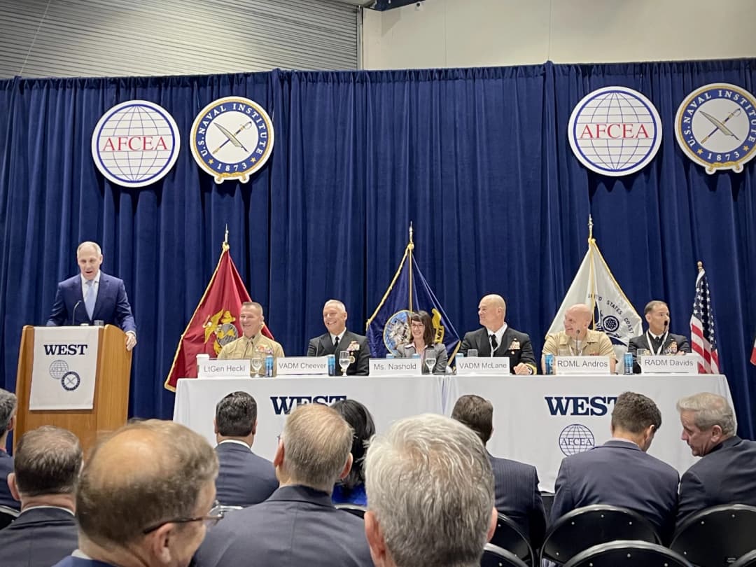 Panel discussing What Changes are Community Leaders Making to Meet Global Security Demands at WEST 2024