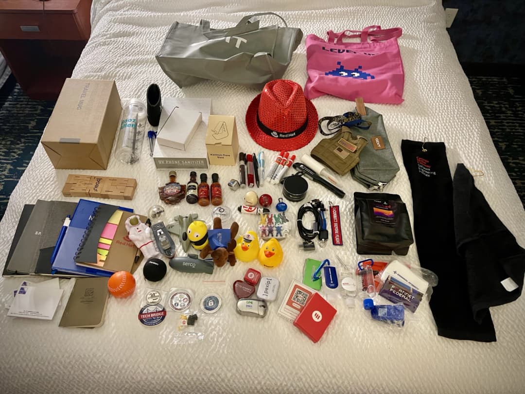 Collection of swag
