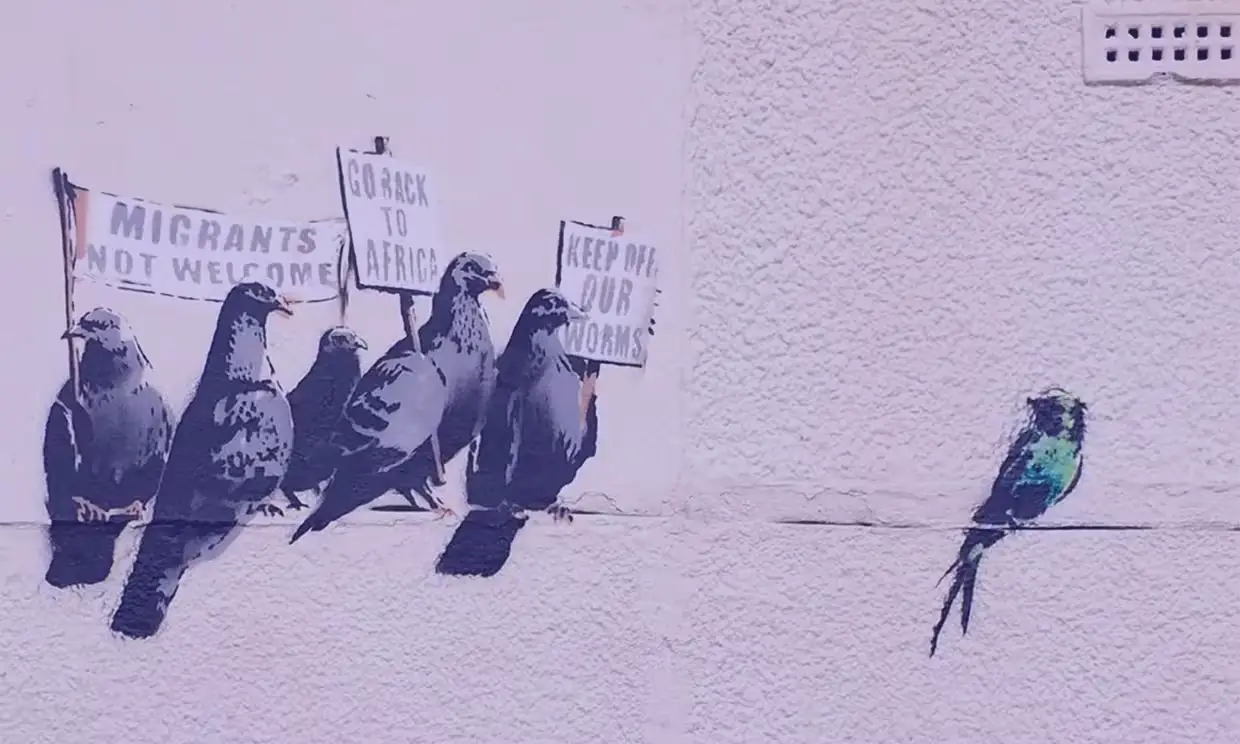 Banksy's Pigeons Artwork