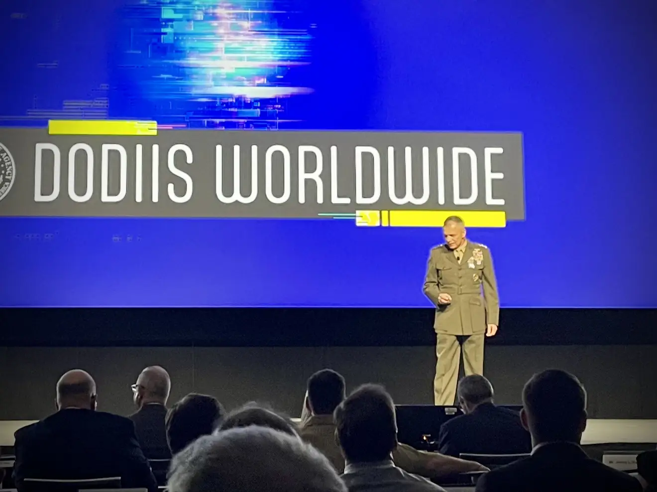 Lieutenant General Matthew G. Glavy, USMC speaking at DODIIS Worldwide 2023